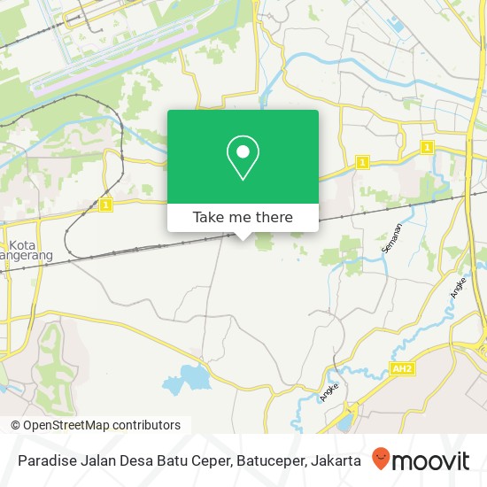 Paradise Jalan Desa Batu Ceper, Batuceper map