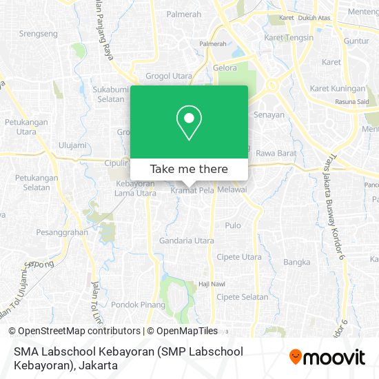 SMA Labschool Kebayoran (SMP Labschool Kebayoran) map