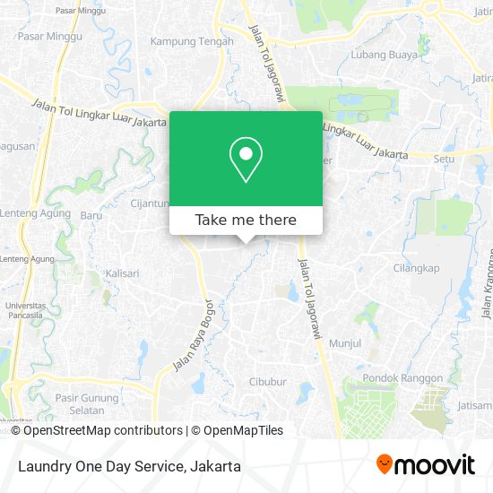 Laundry One Day Service map