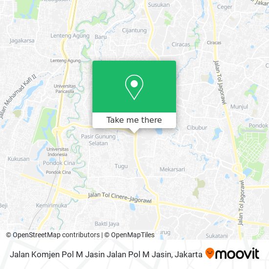 Jalan Komjen Pol M Jasin Jalan Pol M Jasin map