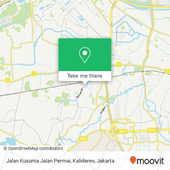 Jalan Kusuma Jalan Permai, Kalideres map