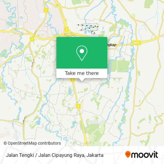 Jalan Tengki / Jalan Cipayung Raya map