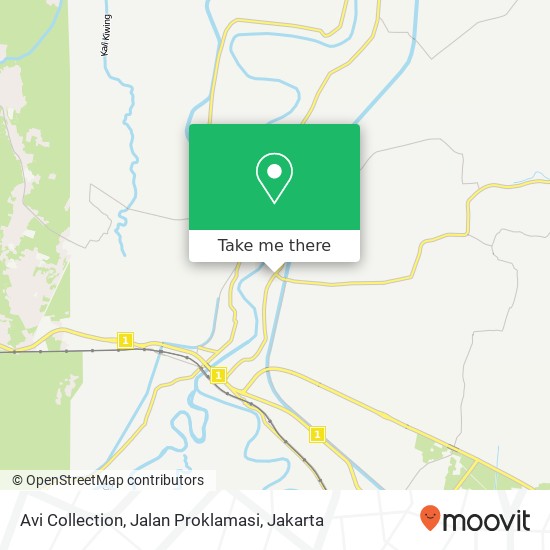 Avi Collection, Jalan Proklamasi map