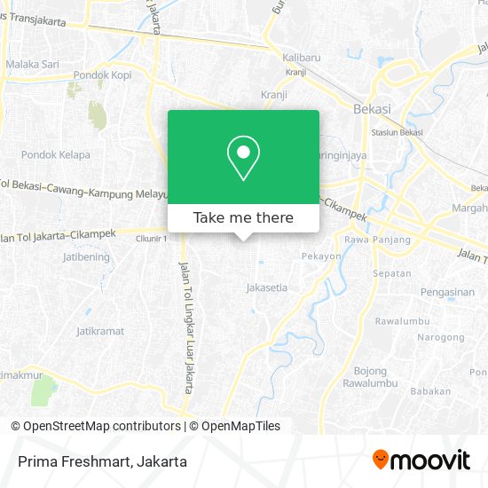 Prima Freshmart map