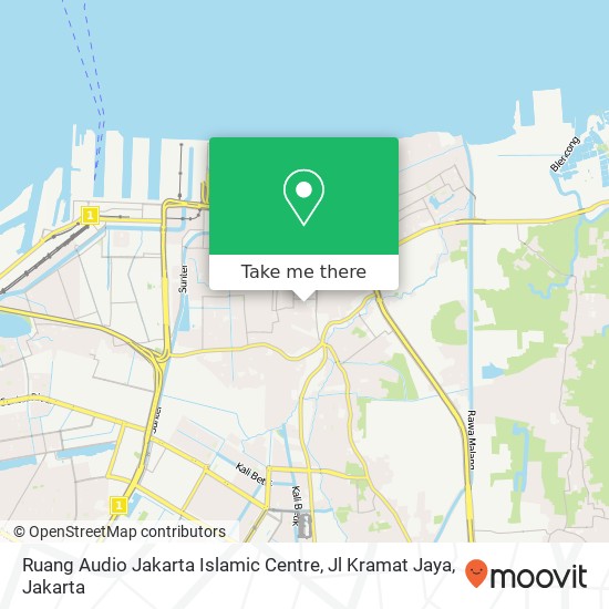 Ruang Audio Jakarta Islamic Centre, Jl Kramat Jaya map