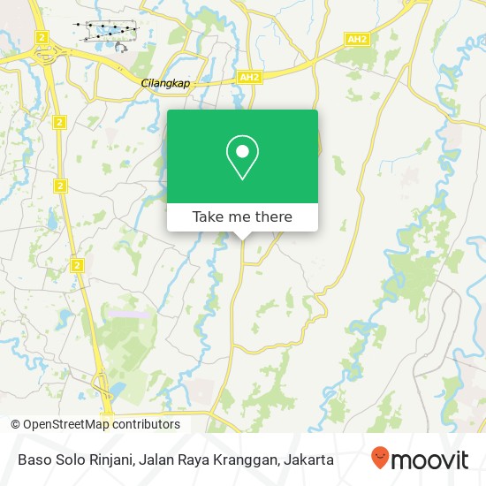 Baso Solo Rinjani, Jalan Raya Kranggan map