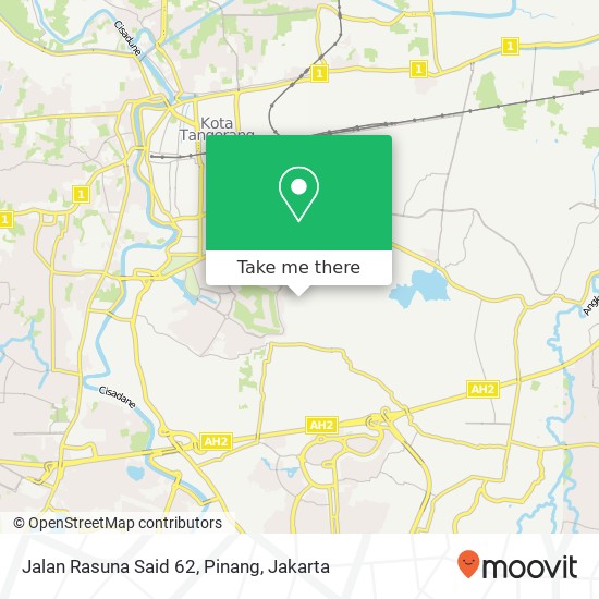 Jalan Rasuna Said 62, Pinang map