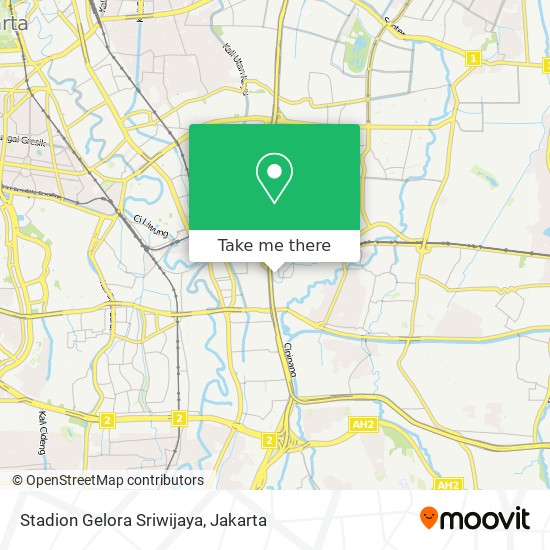 Stadion Gelora Sriwijaya map