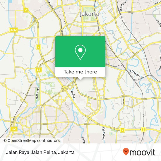 Jalan Raya Jalan Pelita map