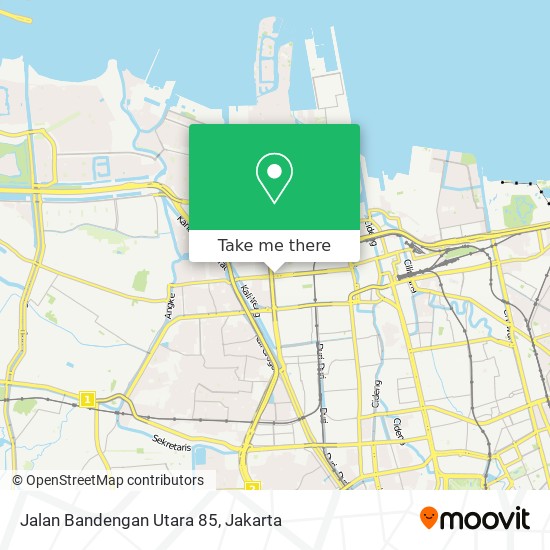 Jalan Bandengan Utara 85 map