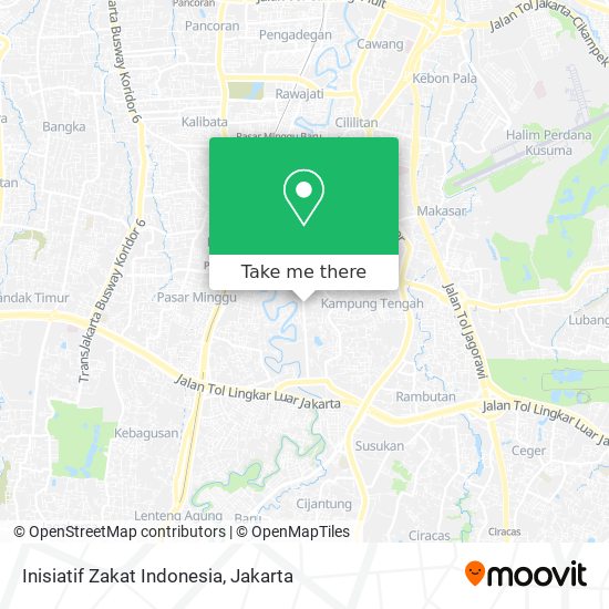 Inisiatif Zakat Indonesia map