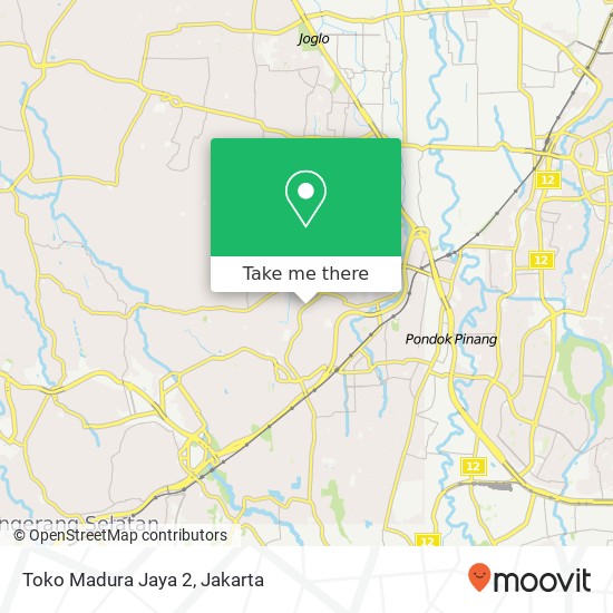 Toko Madura Jaya 2 map