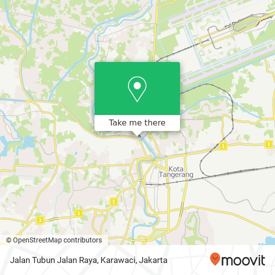 Jalan Tubun Jalan Raya, Karawaci map