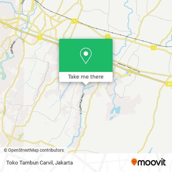 Toko Tambun Carvil map