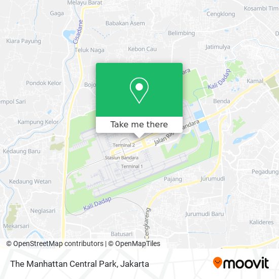The Manhattan Central Park map