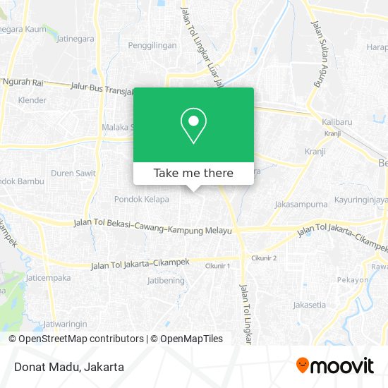 Donat Madu map