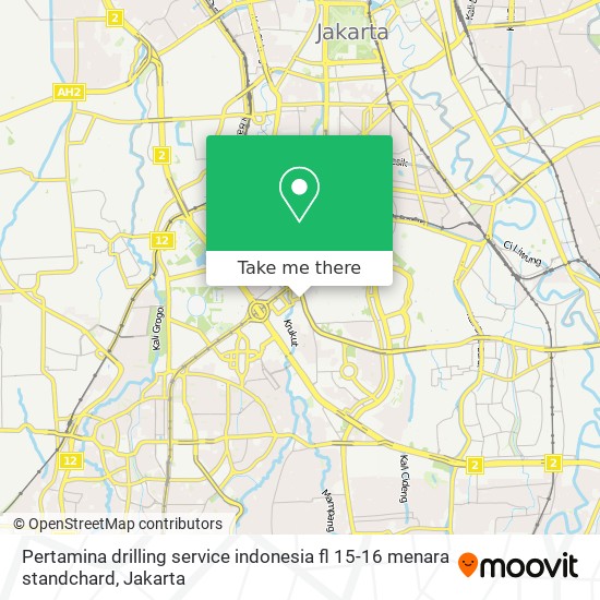 Pertamina drilling service indonesia fl 15-16 menara standchard map