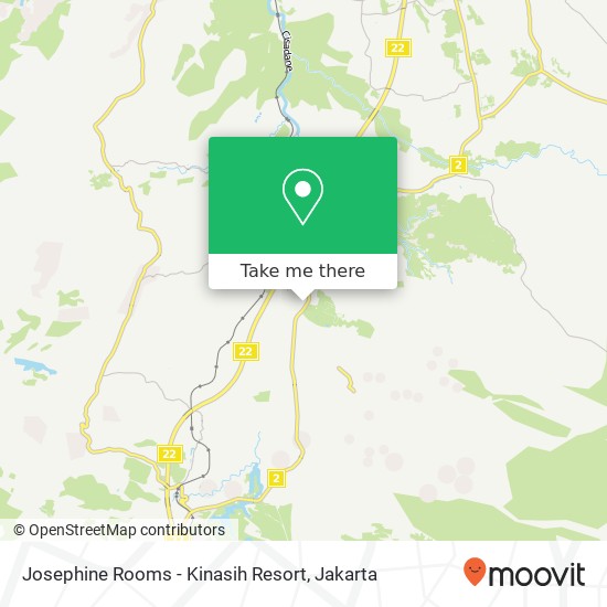 Josephine Rooms - Kinasih Resort map