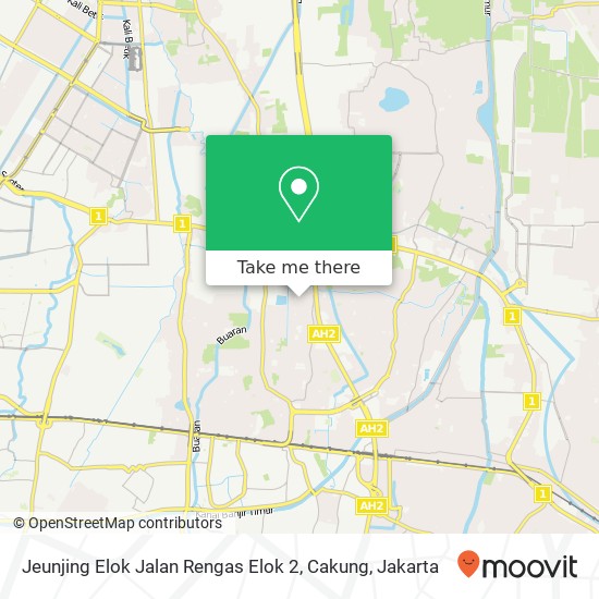 Jeunjing Elok Jalan Rengas Elok 2, Cakung map