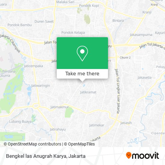 Bengkel las Anugrah Karya map