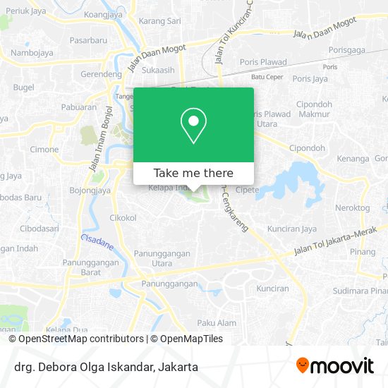 drg. Debora Olga Iskandar map