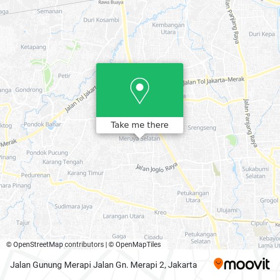 Jalan Gunung Merapi Jalan Gn. Merapi 2 map