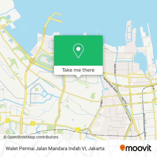 Walet Permai Jalan Mandara Indah VI map