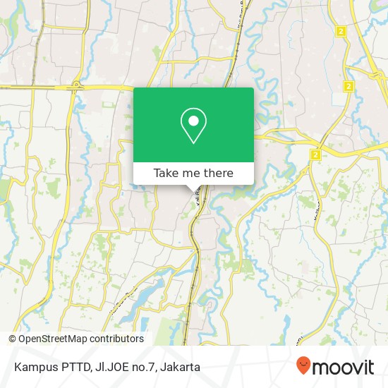 Kampus PTTD, Jl.JOE no.7 map