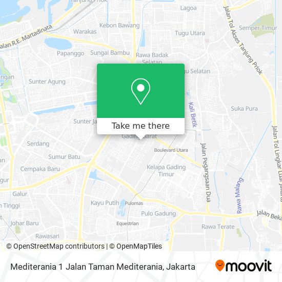 Mediterania 1 Jalan Taman Mediterania map