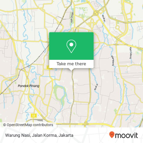 Warung Nasi, Jalan Korma map