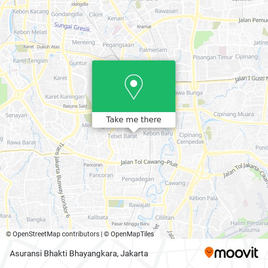 Asuransi Bhakti Bhayangkara map