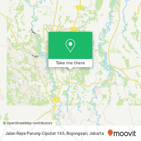 Jalan Raya Parung-Ciputat 165, Bojongsari map