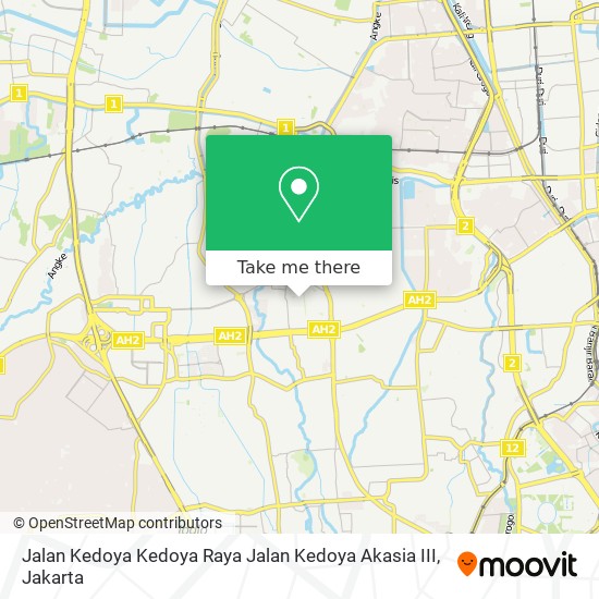 Jalan Kedoya Kedoya Raya Jalan Kedoya Akasia III map