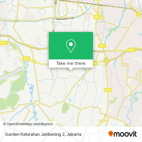 Garden Kelurahan Jatibening 2 map