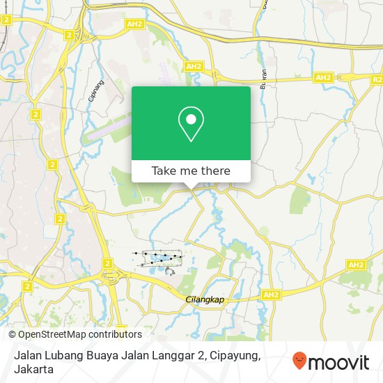 Jalan Lubang Buaya Jalan Langgar 2, Cipayung map