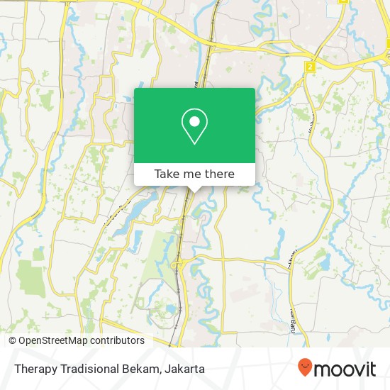 Therapy Tradisional Bekam map