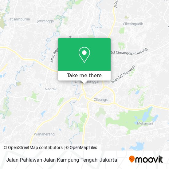 Jalan Pahlawan Jalan Kampung Tengah map