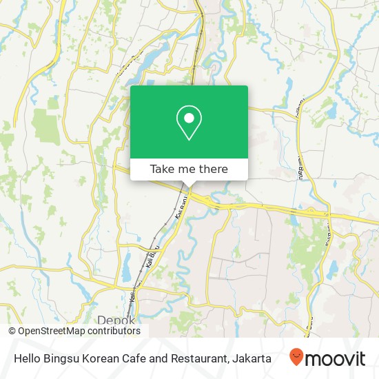 Hello Bingsu Korean Cafe and Restaurant map