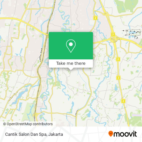 Cantik Salon Dan Spa map