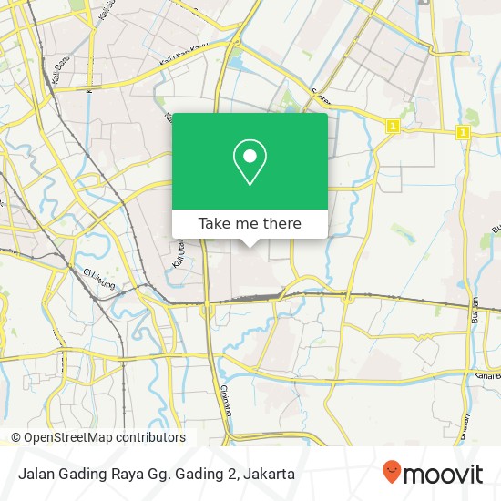 Jalan Gading Raya Gg. Gading 2 map