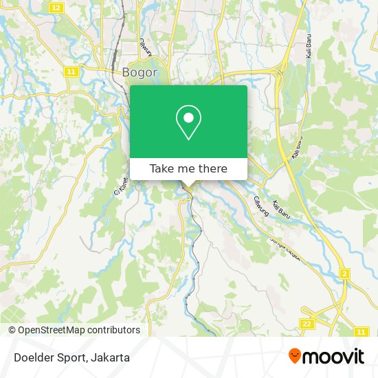 Doelder Sport map