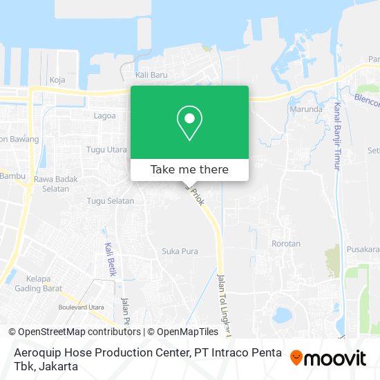 Aeroquip Hose Production Center, PT Intraco Penta Tbk map