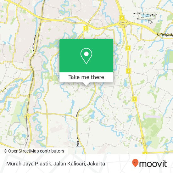 Murah Jaya Plastik, Jalan Kalisari map