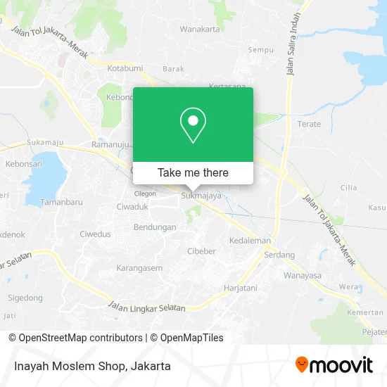 Inayah Moslem Shop map