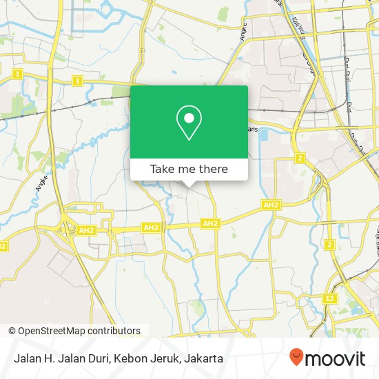 Jalan H. Jalan Duri, Kebon Jeruk map