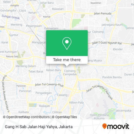 Gang H Sab Jalan Haji Yahya map