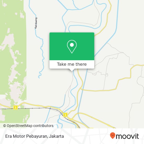 Era Motor Pebayuran map