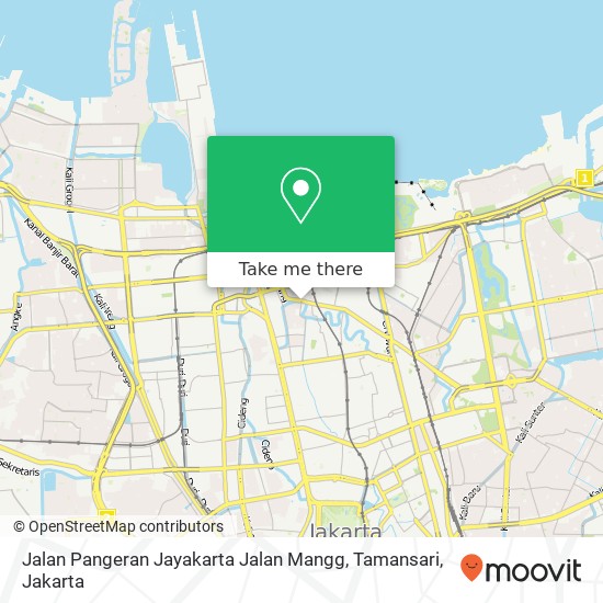 Jalan Pangeran Jayakarta Jalan Mangg, Tamansari map