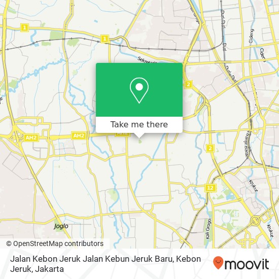 Jalan Kebon Jeruk Jalan Kebun Jeruk Baru, Kebon Jeruk map