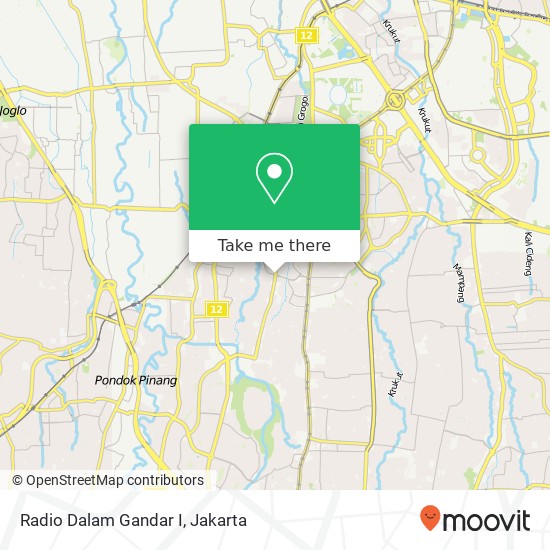 Radio Dalam Gandar I map